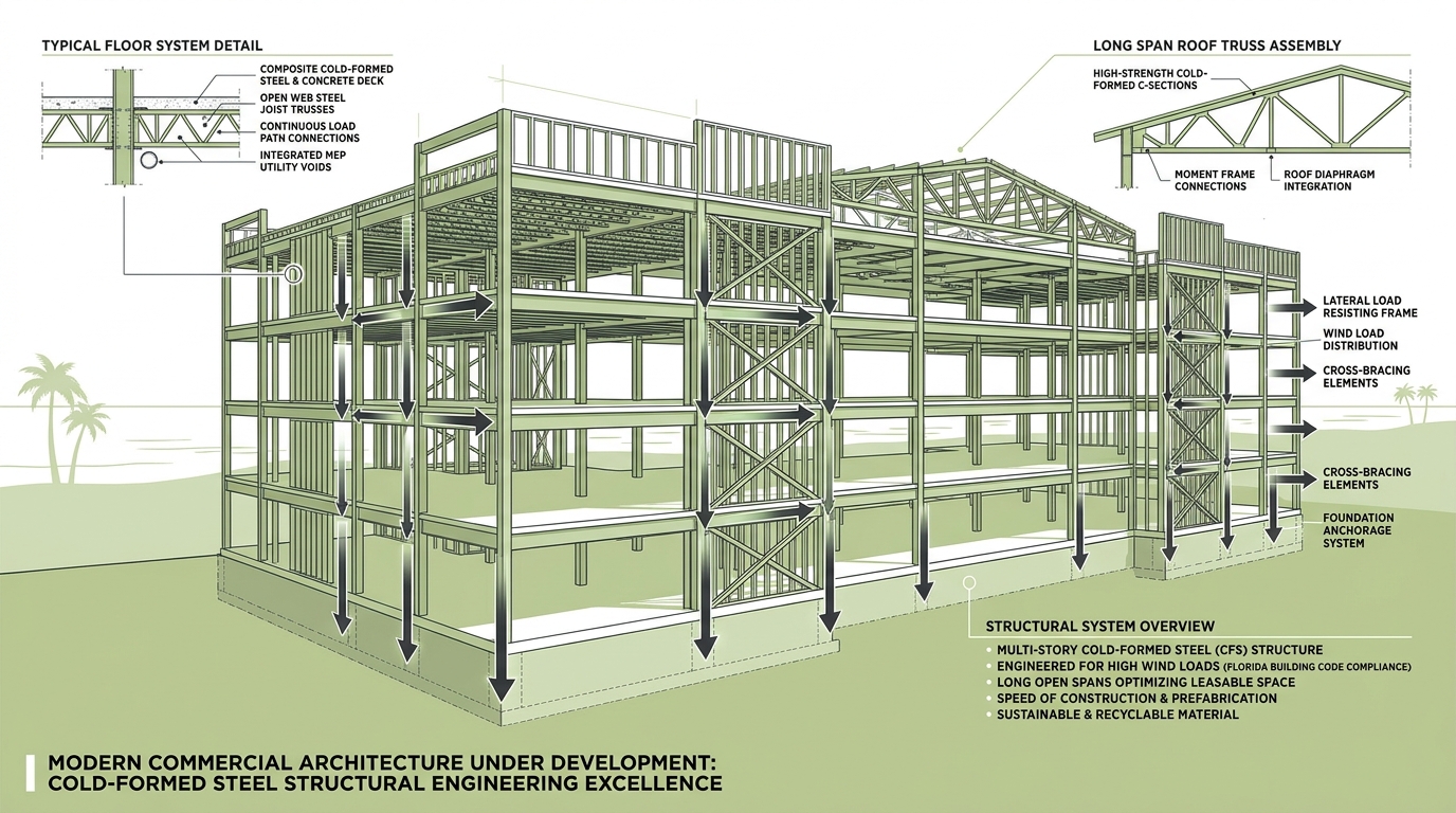 Cold-Formed Steel (CFS) Systems: Benefits for Commercial Projects