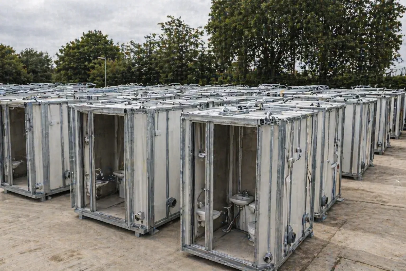 Technical Manufacturing of Steel Bathroom Pods