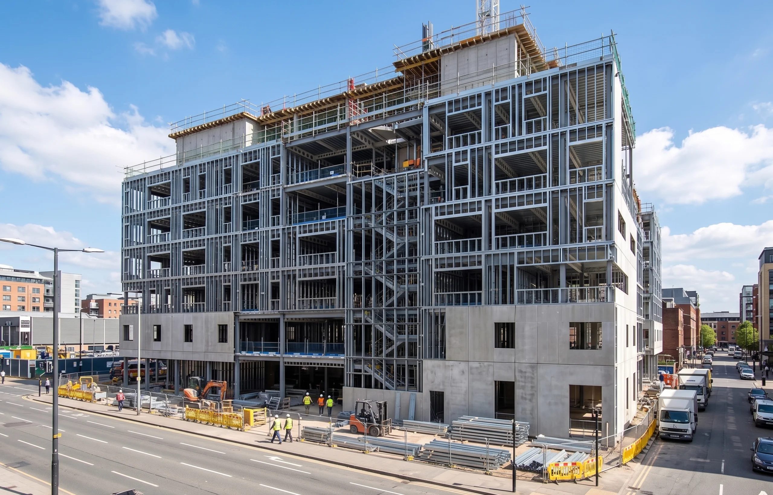 Technical Steel Backing for Curtain Wall Systems